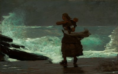 The Gale by Winslow Homer